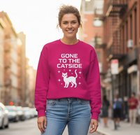 Load image into Gallery viewer, Gone to the Catside, Parody Sweatshirt
