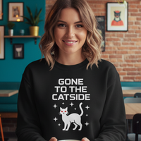 Load image into Gallery viewer, Gone to the Catside, Parody Sweatshirt

