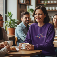 Load image into Gallery viewer, Group of people sitting at a cafe, enjoying their time together.