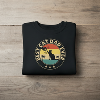 Load image into Gallery viewer, Fist Bump. Best Cat Dad Ever! - Hoodie &amp; T-Shirt