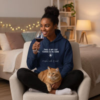 Load image into Gallery viewer, Personalized This Is My Cat Cuddles Hoodie
